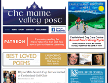 Tablet Screenshot of mainevalleypost.com